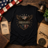 アメリカ合衆国建国250周年イーグルシールドの伝統 Tシャツ