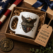 アメリカ合衆国建国250周年イーグルシールドヘリテージ コーヒーマグカップ