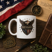 アメリカ合衆国建国250周年イーグルシールドヘリテージ コーヒーマグカップ