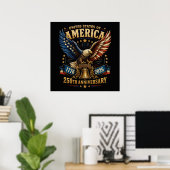 アメリカ合衆国建国250周年イーグル ポスター (ホームオフィス)