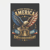 アメリカ合衆国建国250周年イーグル ポストイット (正面)