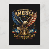アメリカ合衆国建国250周年イーグル ポストカード (正面)