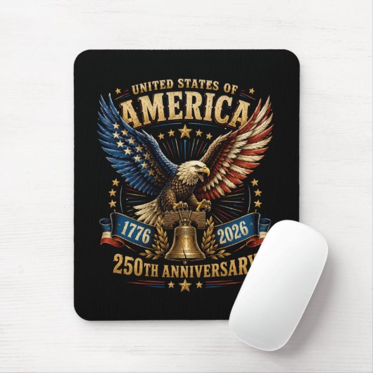 アメリカ合衆国建国250周年イーグル マウスパッド (マウス)