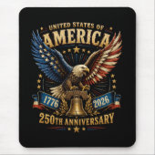 アメリカ合衆国建国250周年イーグル マウスパッド (正面)