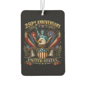 アメリカ合衆国建国250周年愛国ワシ カーエアーフレッシュナー (裏面)