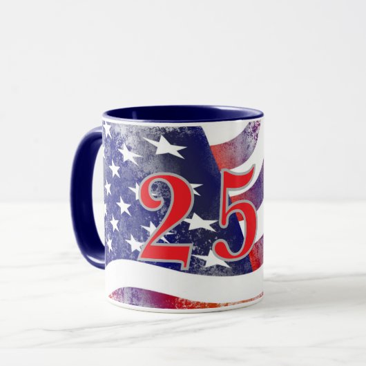 アメリカ合衆国建国250周年記念フラグ マグカップ (正面左)