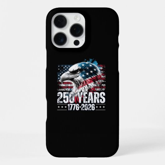アメリカ合衆国建国250周年記念ロングスリーブ iPhoneケース (裏面)