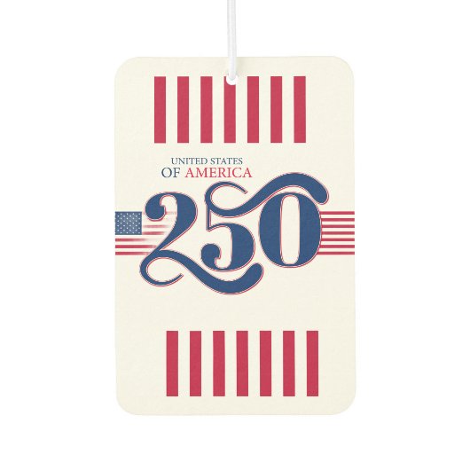 アメリカ合衆国建国250周年記念 カーエアーフレッシュナー