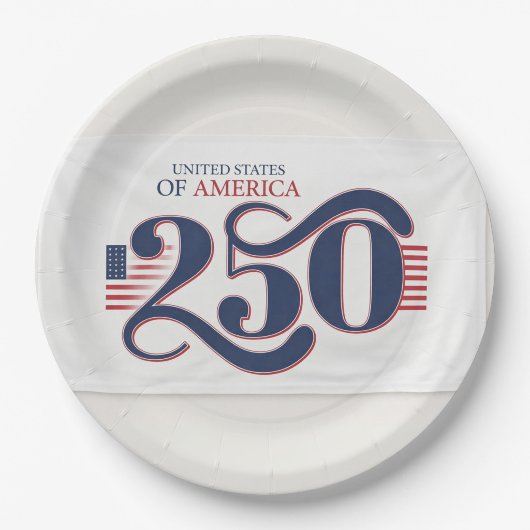 アメリカ合衆国建国250周年記念 ペーパープレート