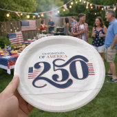 アメリカ合衆国建国250周年記念 ペーパープレート