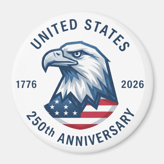 アメリカ合衆国建国250周年記念 マグネット (正面)