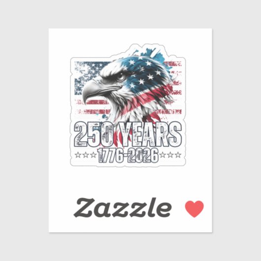 アメリカ合衆国建国250周年記念 長袖 シール (シート)