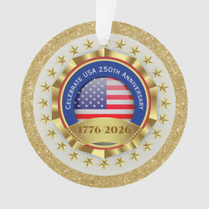 アメリカ合衆国建国250周年記念 1776–2026 オーナメント