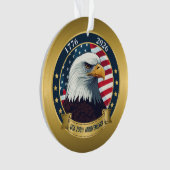 アメリカ合衆国建国250周年記念 1776–2026 オーナメント (正面)