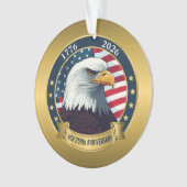アメリカ合衆国建国250周年記念 1776–2026 オーナメント (正面)