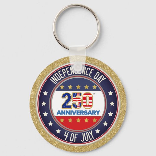 アメリカ合衆国建国250周年記念 1776–2026 キーホルダー (正面)
