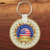 アメリカ合衆国建国250周年記念 | 1776–2026 キーホルダー (正面)