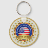 アメリカ合衆国建国250周年記念 | 1776–2026 キーホルダー (裏面)