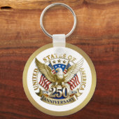 アメリカ合衆国建国250周年記念 1776–2026 キーホルダー (裏面)