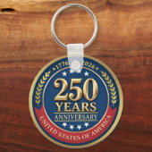 アメリカ合衆国建国250周年記念 | 1776–2026 キーホルダー (正面)