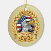 アメリカ合衆国建国250周年記念 1776–2026 セラミックオーナメント (左)