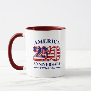 アメリカ合衆国建国250周年記念 1776–2026 マグカップ