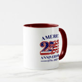 アメリカ合衆国建国250周年記念 | 1776–2026 マグカップ (正面右)