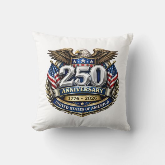 アメリカ合衆国建国250周年 クッション (正面)