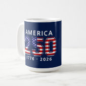 アメリカ合衆国建国250周年 コーヒーマグカップ (正面左)