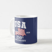 アメリカ合衆国建国250周年 コーヒーマグカップ (正面左)