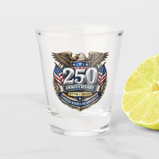 アメリカ合衆国建国250周年 ショットグラス (正面)