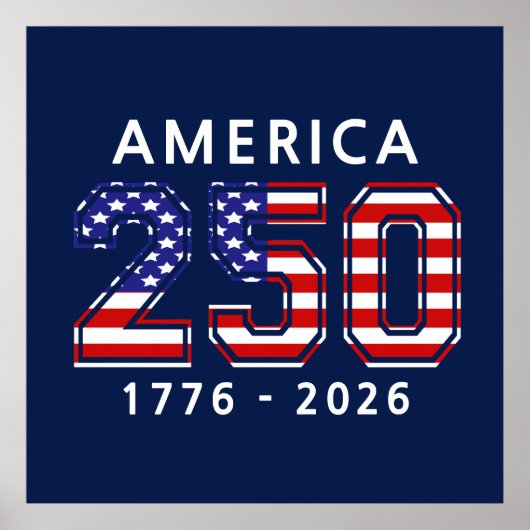 アメリカ合衆国建国250周年 ポスター (正面)