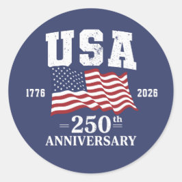 アメリカ合衆国建国250周年 ラウンドシール