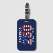 アメリカ合衆国建国250周年 ラゲッジタグ (正面縦)