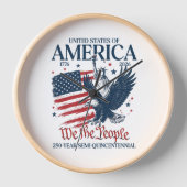 アメリカ合衆国建国250年祭 壁時計 (正面)