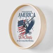 アメリカ合衆国建国250年祭 壁時計 (傾斜)