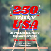 アメリカ合衆国建国250年記念 アクリルサイン (ニュートラル)
