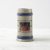 アメリカ合衆国愛国主義250周年記念 ビールジョッキ (中央)