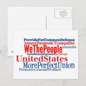 アメリカ合衆国憲法ポストカード ポストカード (正面/裏面)