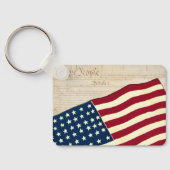 アメリカ合衆国憲法, アメリカ国旗 キーホルダー (裏面)