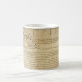 アメリカ合衆国憲法 コーヒーマグカップ (中央)