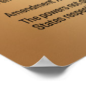 アメリカ合衆国憲法 ポスター (角)