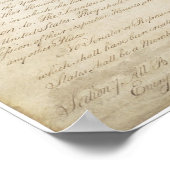 アメリカ合衆国憲法 ポスター (角)