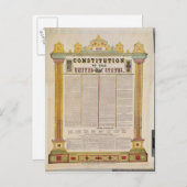 アメリカ合衆国憲法 ポストカード (正面/裏面)