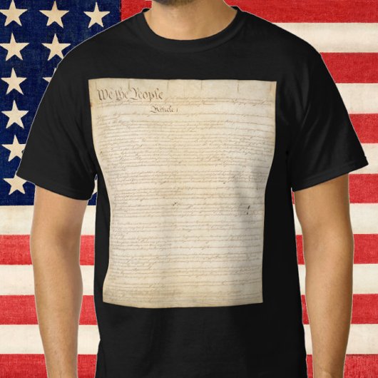 アメリカ合衆国憲法 前文 Tシャツ