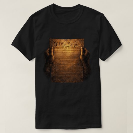 アメリカ合衆国憲法 We the People Tシャツ (デザイン正面)