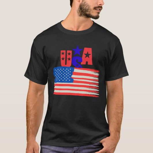 アメリカ合衆国戦没将兵追悼記念日Tシャツデザイン Tシャツ (正面)