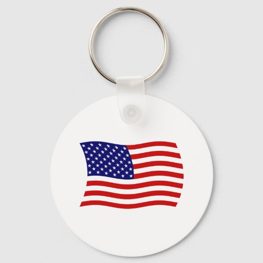 アメリカ合衆国旗キーチェーン キーホルダー (正面)