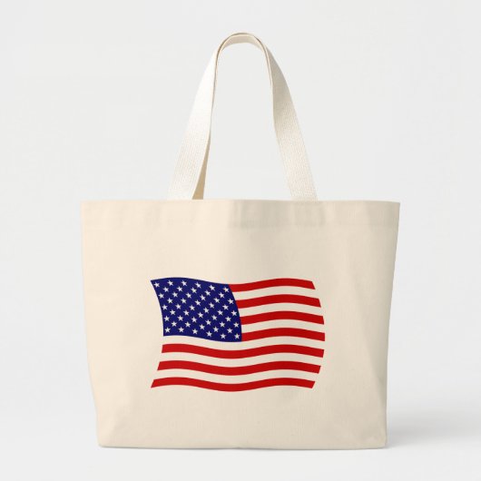 アメリカ合衆国旗トートバッグ ラージトートバッグ (正面)