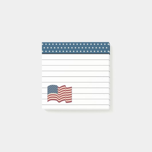 アメリカ合衆国旗付箋紙 ポストイット (正面)